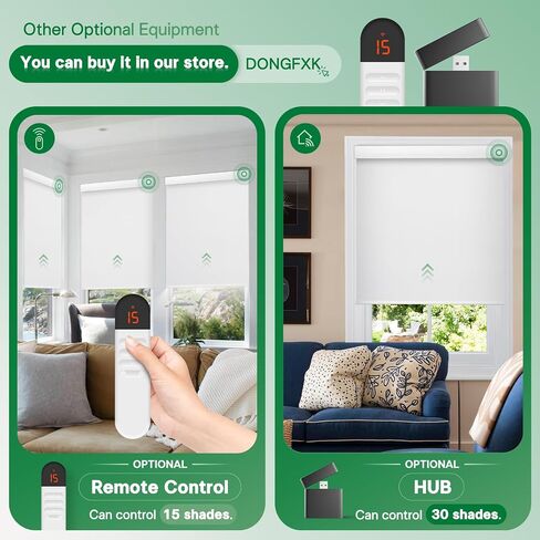 Motorized Blinds with Remote, Blackout Cooling Automatic Shades with Solar Panel Cordless Smart Blinds for Windows, Custom Electric Blinds Horizontal Roller Shades,Black,34" W X 72" H in Saudi Arabia