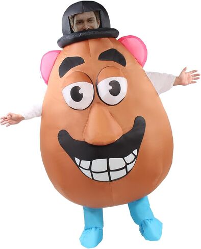 Potato Head Inflatable Costume Adults Funny Full Body Blow Up Outfit Men Women for Halloween Party Parades or Cosplay in Saudi Arabia