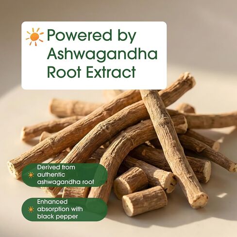 NatureBell Ashwagandha with Black Pepper Extract - 240 Softgels - Made with MCT Oil - Highly Bioavailable in Kuwait