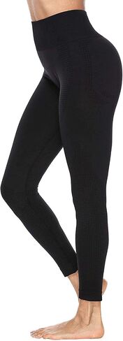 Women's High Waisted Yoga Pants Jogger Seamless Leggings Tummy Control Workout Running Body Shaping Pants in Saudi Arabia