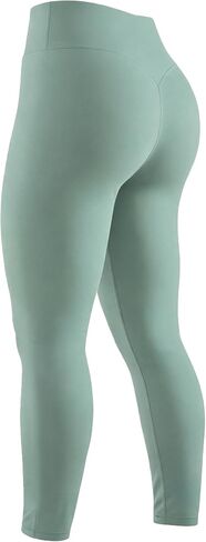 سروال اليوغا النسائي عالي الخصر من Aoxjox Lumira للتحكم في البطن Lumastretch™ Luxe Buttery Soft Yoga Pants 27" in Kuwait