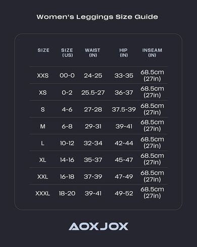 سروال اليوغا النسائي عالي الخصر من Aoxjox Lumira للتحكم في البطن Lumastretch™ Luxe Buttery Soft Yoga Pants 27" in Kuwait