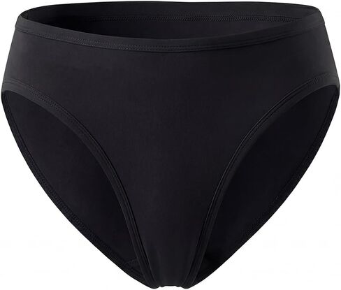 Womens 100% Merino Wool High-Cut Bikini Panties - Breathable Lightweight V-Waist Underwear in Saudi Arabia