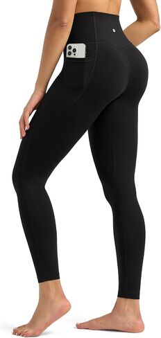 Willit Butterflux Yoga Pants Women Workout Leggings with Pockets for Women High Waisted Tummy Control Gym Leggings 25" 28" in Kuwait