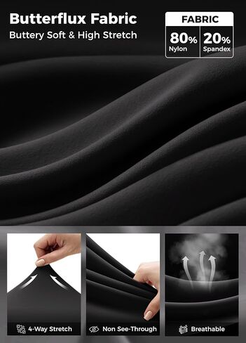 Willit Butterflux Yoga Pants Women Workout Leggings with Pockets for Women High Waisted Tummy Control Gym Leggings 25" 28" in Kuwait