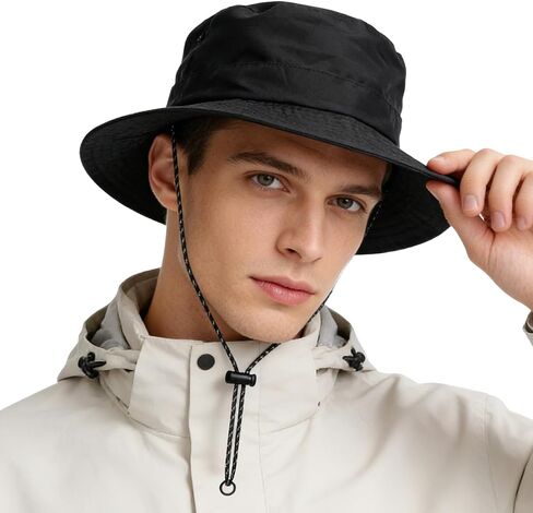 Waterproof Quick-Dry Bucket Hat for Women - Packable Sun Protection Rain Hat with Removable String for Hiking & Summer in Kuwait