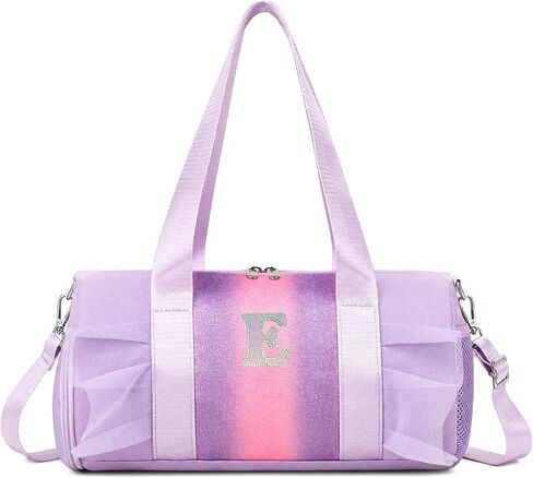 Personalized Dance Bag for Girls 4-6 Kids Duffle Gym Ballet Bag,Initial A in Saudi Arabia