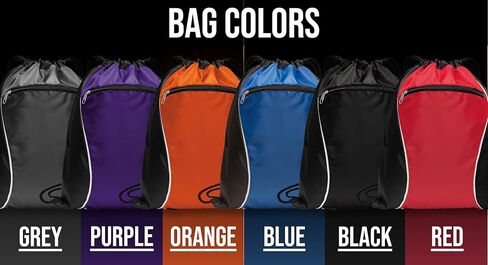 Personalized Ice Hockey Drawstring Bag – Custom Name Sports Backpack, Lightweight Gym Sack for Hockey Gear, Durable Cinch Bag for Practice, Travel & Game Day Essentials in Kuwait