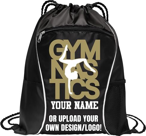Personalized Ice Hockey Drawstring Bag – Custom Name Sports Backpack, Lightweight Gym Sack for Hockey Gear, Durable Cinch Bag for Practice, Travel & Game Day Essentials in Kuwait