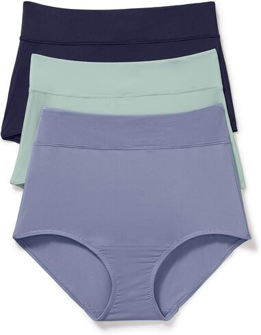 Warner's Women's Blissful Benefits Women's Dig-free Microfiber Brief 3-pack in Kuwait