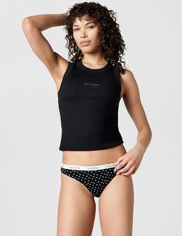 Calvin Klein Carousel Logo Cotton Stretch Thong Panties, 5 Pack in Kuwait
