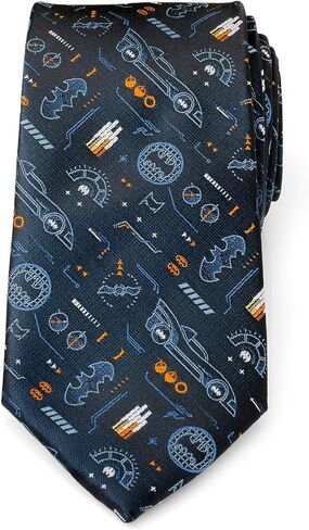 Cufflinks Inc. Batman Batmobile Black Men's Silk Tie, Officially licensed by DC Comics. in Saudi Arabia
