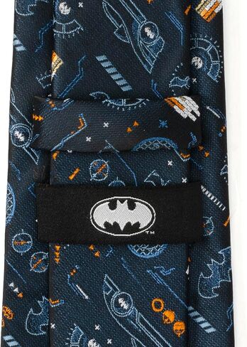 Cufflinks Inc. Batman Batmobile Black Men's Silk Tie, Officially licensed by DC Comics. in Saudi Arabia
