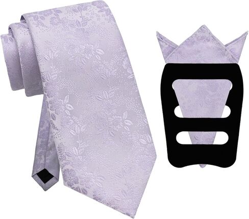 Floral Ties for Men, Self-tied Mens Floral Ties with Pocket Square Holder Flower Tie for Wedding Banquet Party Prom in Kuwait
