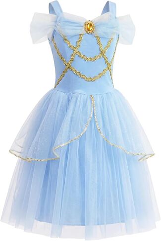 Girls Princess Dress Fluffy Tulle Tutu Dress for Toddler Kids Birthday Party Wedding Flower Girl Dresses in Saudi Arabia