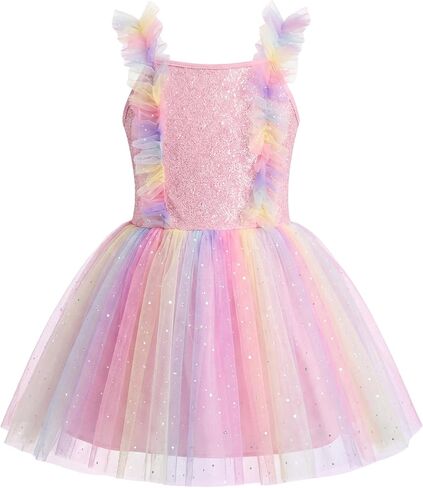 Girls Princess Dress Fluffy Tulle Tutu Dress for Toddler Kids Birthday Party Wedding Flower Girl Dresses in Saudi Arabia