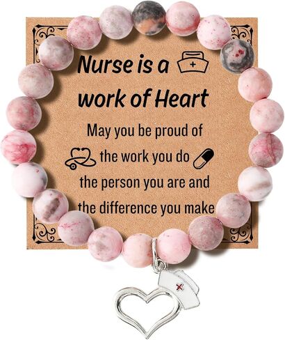 Aelciyue Nurse Gifts for Women - Nurses Week Appreciation Graduation Christmas Mothers Valentines Day Gift for Nurse Bracelet in Kuwait