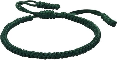 Tibetan Colorful Rope Knot String Handmade Braided Adjustable Bracelet Lucky Protection Friendship Couple Bracelets for Men Women Buddhist Amulet Knitted Jewelry in Saudi Arabia