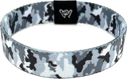 Hang Loose Bands - Southwestern Bracelet for Men, Women & Teens - Comfy Tribal Print and Boho - Western Style Reversible Wristband - Arctic Camo | Small: 6.5" (most common fitting size) in Saudi Arabia