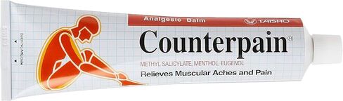 Counterpain® Warm Balm for Temporary Relief of Minor Muscular Aches and Pain, Methyl Salicylate, Levomenthol, Eugenol, Made in Indonesia in Kuwait