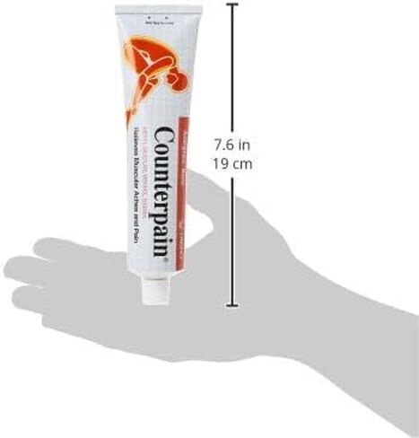 Counterpain® Warm Balm for Temporary Relief of Minor Muscular Aches and Pain, Methyl Salicylate, Levomenthol, Eugenol, Made in Indonesia in Kuwait