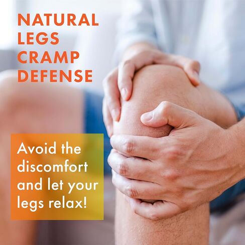 Leg Cramps Defense Pills - 1000mg Organic Quinine Capsules Zinc 50mg - Restless Legs Relief - Cinchona Bark Herb Supplement - Vegan Capsules 70 Count in Saudi Arabia