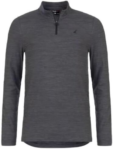 Spyder Active Men's Performance 4-Way Stretch, Moisture Wicking, Reflective, 1/4 Zip, Long Sleeve Pullover, X-Large, Gray in Kuwait