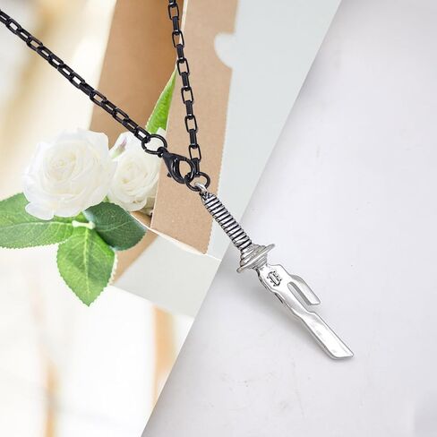 Toji Fushiguro Sword Necklace Ring Set Anime Cosplay Weapon Necklace and Ring for Toji Fushiguro Cosplay in Kuwait