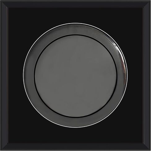 Drum Head Shadow Box,14" Drum Head Display Frame,Autographed Drum Head Display,Wall Mount Wooden Drum Head Display Case Cabinet,98% UV Resistant with Glass Panel,with Black/red Double pad,18.9 X18.9 in Saudi Arabia