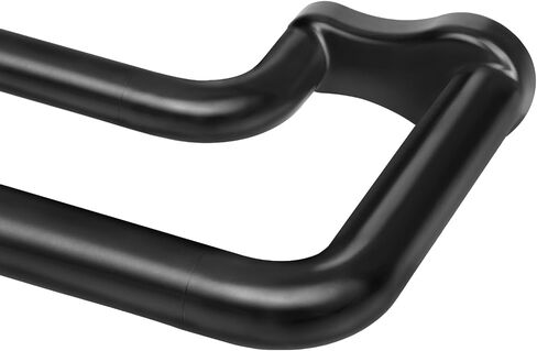 KAMANINA Double Curtain Rod 32 to 58 Inch, Wrap Around Blackout Curtain Rods for Windows 20 to 54 Inch, Black Adjustable Drapery Rod for Room Darkening Curtains, Easy Installation in Saudi Arabia