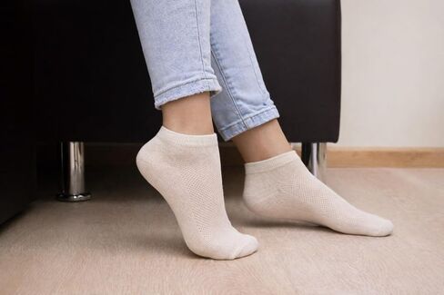 RONDO Ultra Thin Breathable Lightweight Bamboo Ankle Socks for Women Dry Fit Low Cut Thin Socks Pastal Color Size 4-8 in Saudi Arabia