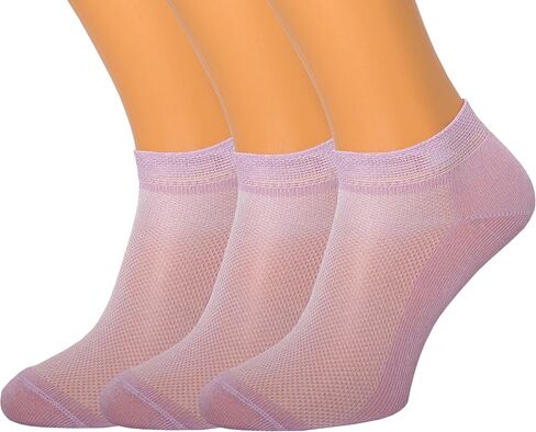 RONDO Ultra Thin Breathable Lightweight Bamboo Ankle Socks for Women Dry Fit Low Cut Thin Socks Pastal Color Size 4-8 in Saudi Arabia
