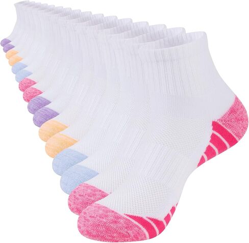 eallco 8 Pairs Ankle Cushioned Socks for Women Athletic Quarter Mini Crew Running Above Ankle Socks in Saudi Arabia