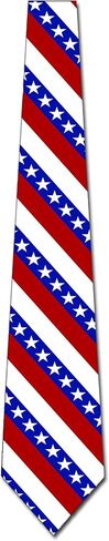 Three Rooker Patriotic Ties Mens Flag Neckties Stars and Stripes Tie in Kuwait