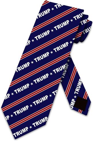 Three Rooker Trump Ties Mens MAGA Necktie Patriotic Tie for Men USA Neckties in Kuwait