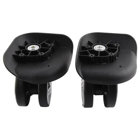 ‌2-Pack Universal Luggage Replacement Wheels 360° Silent Swivel Casters for Suitcases & Trolleys with 12 Screws Durable Travel Spare Parts‌ in Kuwait