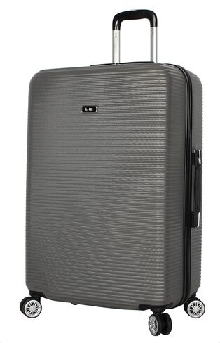 Nicole Miller New York Bernice Collection Hardside 24" Luggage Spinner (24in, Bernice Charcoal) in Kuwait