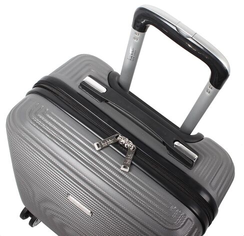 Nicole Miller New York Bernice Collection Hardside 24" Luggage Spinner (24in, Bernice Charcoal) in Kuwait