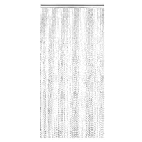 Aluminum Chain Curtain Kit Preventing, for Home Office Decor, Silver 84.4x35.4in in Kuwait