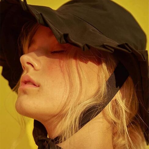 Women Sweet Wide Brim Bucket Hat with Long Ribbon Chin Strap Japanese Bowknot Sunscreen Fisherman Cap in Kuwait