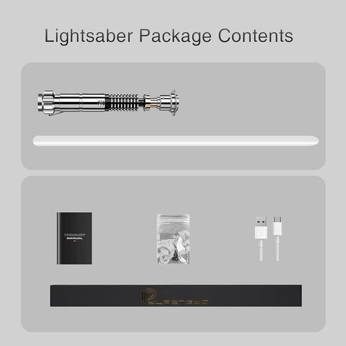 RGB Lightsaber for Adults - 16 Color Light & 16 Sound Fonts - Metal Hilt Dueling Lightsaber with Bluetooth Control, Bright LED Blade for Cosplay, Training, Gift in Saudi Arabia