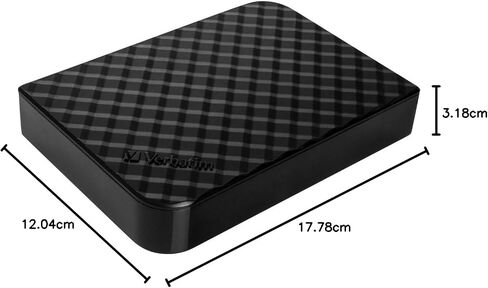Verbatim 2TB Store 'n' Save Desktop Hard Drive, USB 3.0, Diamond Black 97580 in Kuwait