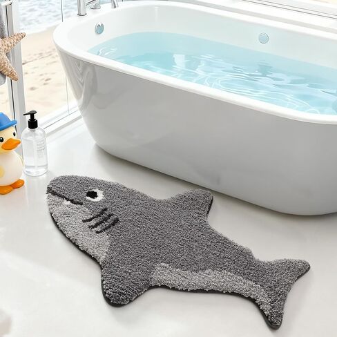 LUMI Cute Animal Bathroom Rugs, Plush Absorbent Bath Mats for Bathroom, Non-Slip Backing Washable Bath Mat, Ideal for Shower Sink Bathtub Room Decor, 20"x33", Blue Sea Turtle in Saudi Arabia