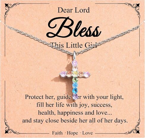 Kindergarten Preschool Graduation Gifts for Girls, 2026 Kindergarten Pre k Graduation Decorations, Christian Cross Necklace Jewelry for Kids Class Granddaughter Daughter Niece Sister with Grad Cards in Kuwait