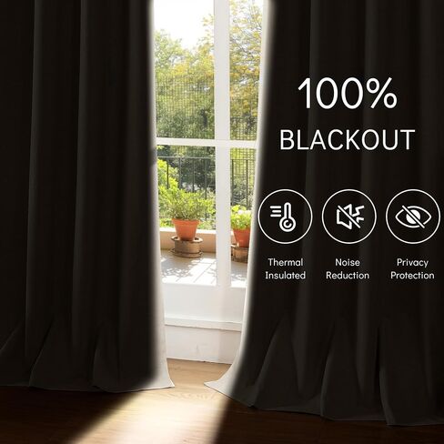 ChrisDowa 100% Blackout Curtains for Bedroom - Linen Blackout Curtains 63 Inch Length Room Darkening Thermal Insulated Grommet Top Window Treatment Drapes 2 Panels, Light Grey 52" W x 63" L in Saudi Arabia