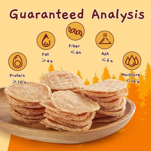 Jungle Calling Dog Treats, Single Ingredient Dog Chicken Chips, Crunchy Chicken Chips for Dogs, Chicken Jerky Dog Training Treats, 6 oz in Saudi Arabia
