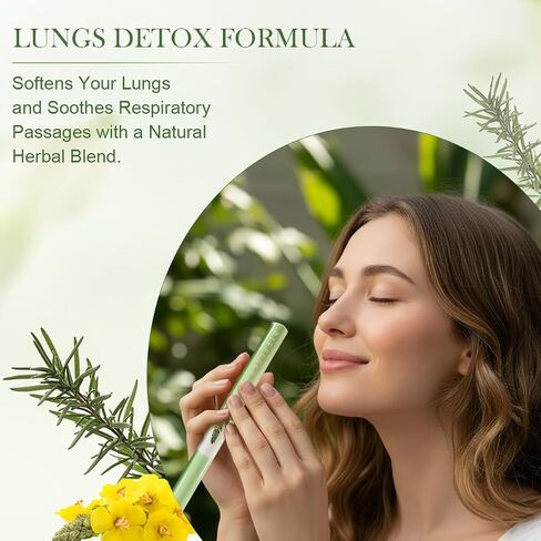 2 Pcs Herbal Diffuser Pen Portable Essential Oil Inhaler for Cleansing Lungs,Improving Breathing and Oral Air Freshening H-5 in Saudi Arabia