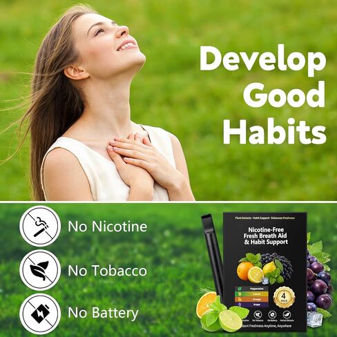 Natural Herbal Aromatherapy Inhaler, Non-Electric Essential Oil Inhaler for Relaxation & Refreshing Scent, Portable for Home Office Trave in Saudi Arabia