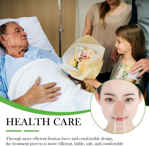 12pcs Nasal Tube Holder Nasal Catheter Fixing Decal Nasal Gastric Feeding Tube Stickers for Home Clinic Care Nursing Supplies in Saudi Arabia
