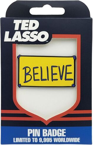 دبوس المينا "Believe" ذو الإصدار المحدود من Ted Lasso | ملحق شارة للحبل وحقيبة الظهر in Kuwait
